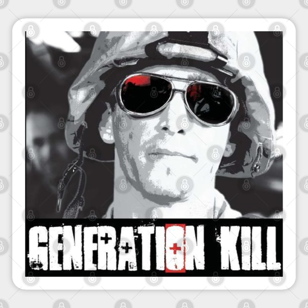 GENERATION KILL (1st Reconnaissance Battalion) Sticker by Cataraga